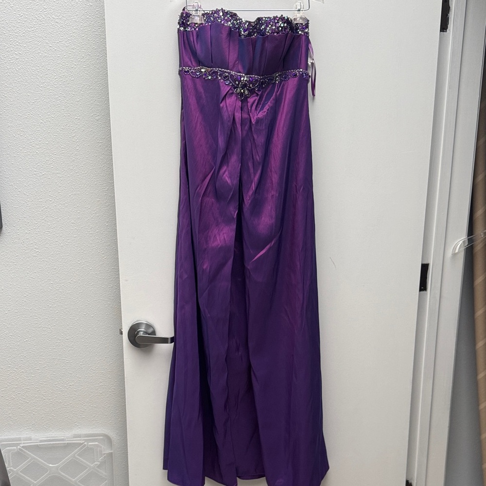 Fiesta Vibrant Purple Embellished Dress
